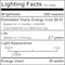 Bulbrite Pack of 2 20 Watt Dimmable Frost T3 Candelabra E12 Krypton/Xenon Bulb, 2700K, 2PK 861345 - alternate 6